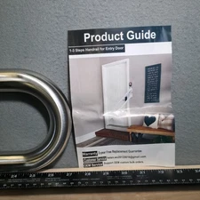 28" Handrails for Outdoor Steps Wall Mounted,Stair Railing U-Shaped Handrail