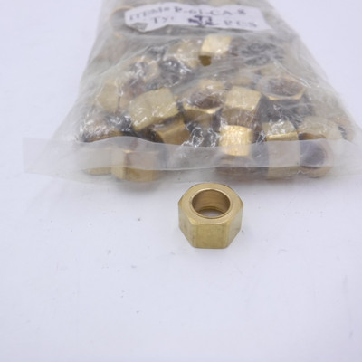 97 Pack Brass Compress-Align Tub Nut 1/2'' Tube 61CA-8