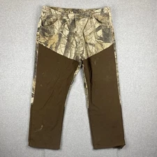 Realtree Brush Pants Mens W40 L32 Camouflage Hunting Relaxed Fit Pro Gear