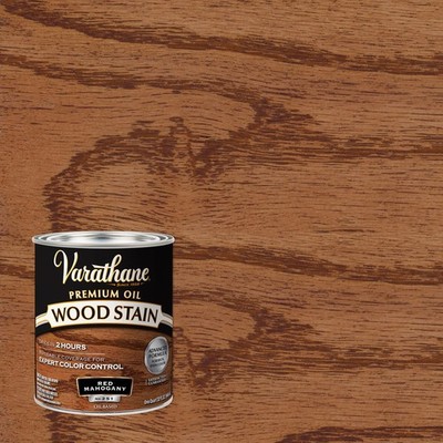 2 Pack, Red Mahogany, Varathane Premium Oil-Based Interior Wood Stain-211724H