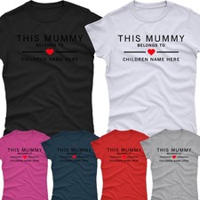 T-Shirt Personalizzata Orgogliosa Festa della Mamma Regalo Compleanno Mamma...