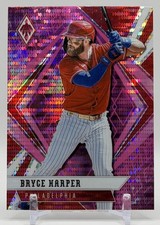 Bryce Harper 2021 Panini Chronicles Phoenix #10 Pink Pulsar Prizm