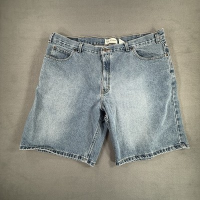 Men's Faded Glory Shorts Size 44 Denim Jean Relaxed 100% Cotton High Rise