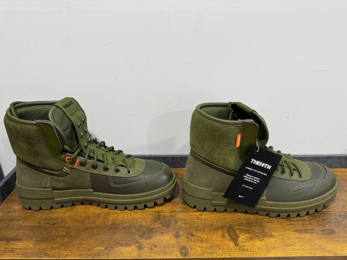 Adidas Blavet Boots Mens Size 13 Green Nubuck Hiking Trail Combat Lace Up Lace Up Boots Green Nylon Upper for Men for sale | eBay main image 4
