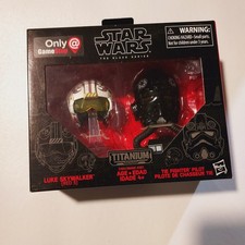 Star Wars Black Series Titanium Luke Skywalker Tie Fighter Pilot Helmet Gamestop