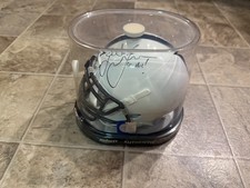 James Franklin Authentic AUTOGRAPHED PENN STATE NITTANY LIONS  Mini Helmet
