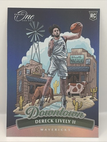 Dereck Lively II #9 2023 Panini One and One Downtown card