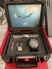 MENS ORIS WATCH REGULATEUR DER MEISTERTAUCHER DIVERS WATCH FULL SET BOXED MINT