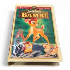 Disney Bambi VHS – 55th Anniversary Masterpiece Edition (1997, Clamshell, THX)