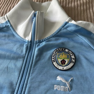 Puma Manchester City Fußball Heritage T7 Trainingsjacke blau weiß 2022-2023 3XL