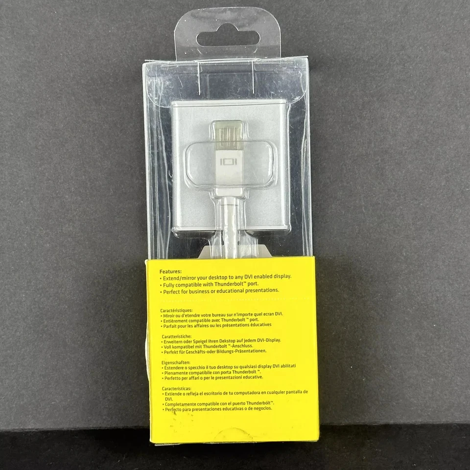 KANEX CABLE MINI DISPLAYPORT TO DVI ADAPTER FOR MACBOOK IADAPTDV - WHITE - Image 3 of 4