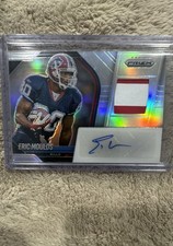 2025 Panini Prizm - Patch Autographs Eric Moulds #PAU-16 /99 (AU, MEM)