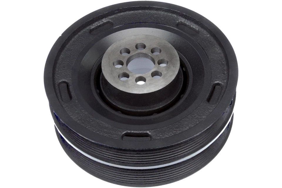 Polea cigüeñal URO Parts 06E105251F para modelos seleccionados de Audi Volkswagen 09-16 Foto 3 de 4