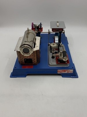 Wilesco D101 Dampfmaschine mit Werkstatt Säge Schleifer Zubehör TOP mit Karton