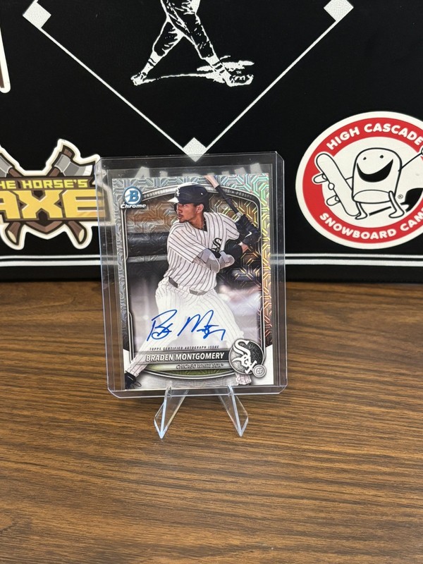 2025 Bowman Chrome Braden Montgomery Mojo Auto. White Sox Rookie