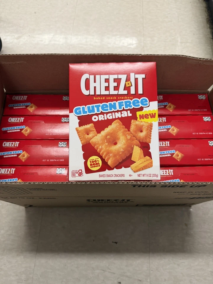 GLUTEN FREE Cheez-It Crackers Original – ONE (1) Single 9oz Box – NEW Release