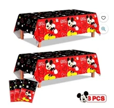 Mickey Mouse Tablecloths-set of 3, Disposable