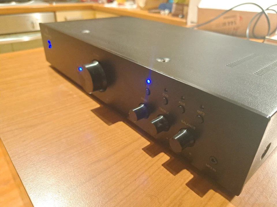 Auna Av2-Cd508 Amplificatore Hi-Fi finale di potenza (600 Watt Rms, Rca, Aux, eq - Immagine 4 di 4