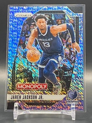 2024-25 Prizm Monopoly Jaren Jackson Jr. Blue Shimmer #/10 SSP Grizzlies Jazz 23