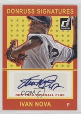 2014 Panini Donruss Signatures Ivan Nova #IN Auto b1p