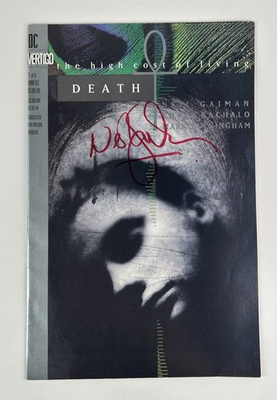 #ad Death: The High Cost of Living #1 Signed by Neil Gaiman DC Vertigo 1993 $40.00