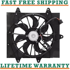 Radiator Condenser Fan Assembly For 03-05 Chrysler PT Cruiser 2.4L Free Shipping