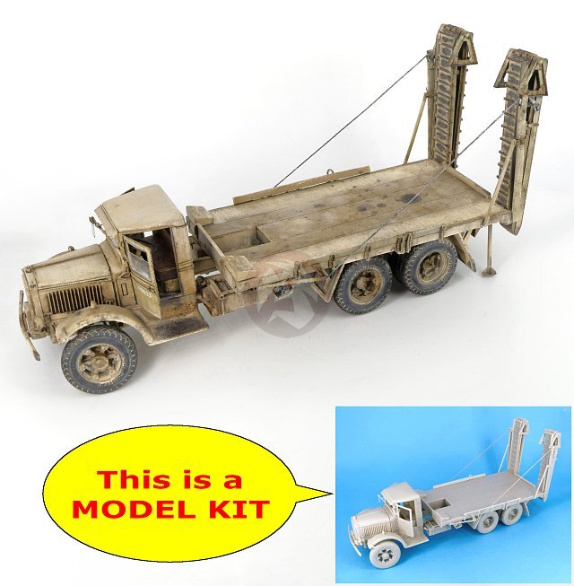 オーダー用 Resicast 1/35 Mack EXBX US 18-Ton 6x4 Tank Transporter Truck