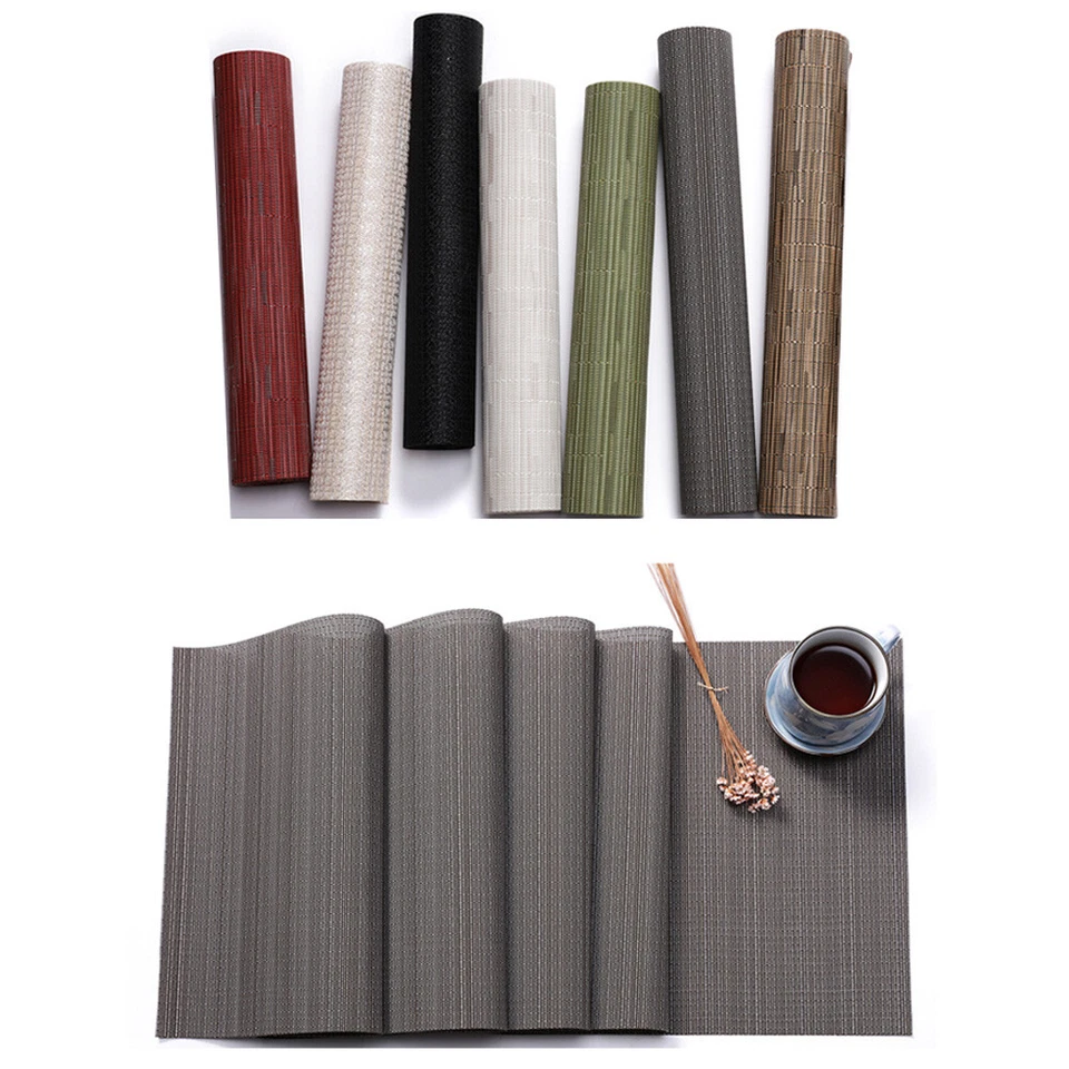 Placemat Table Runner Tablecloth Table Decoration Heat Insulation Tableware Mats - Image 4 of 4