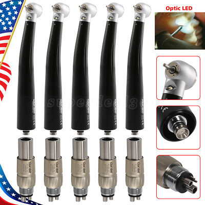 1-5* NSK Style Dental LED E-generator High Speed Handpiece Triple /4H Coupler st