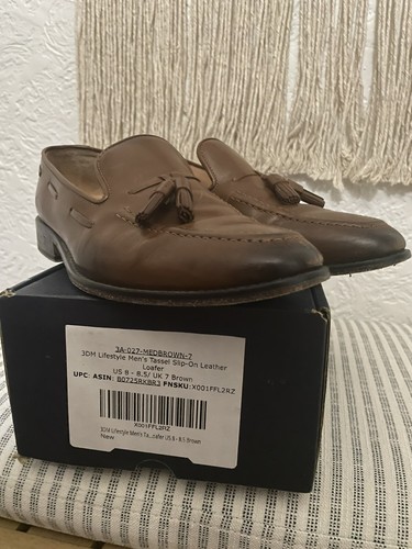 3DM Brown Loafer Dress Shoes - Gem display picture 1