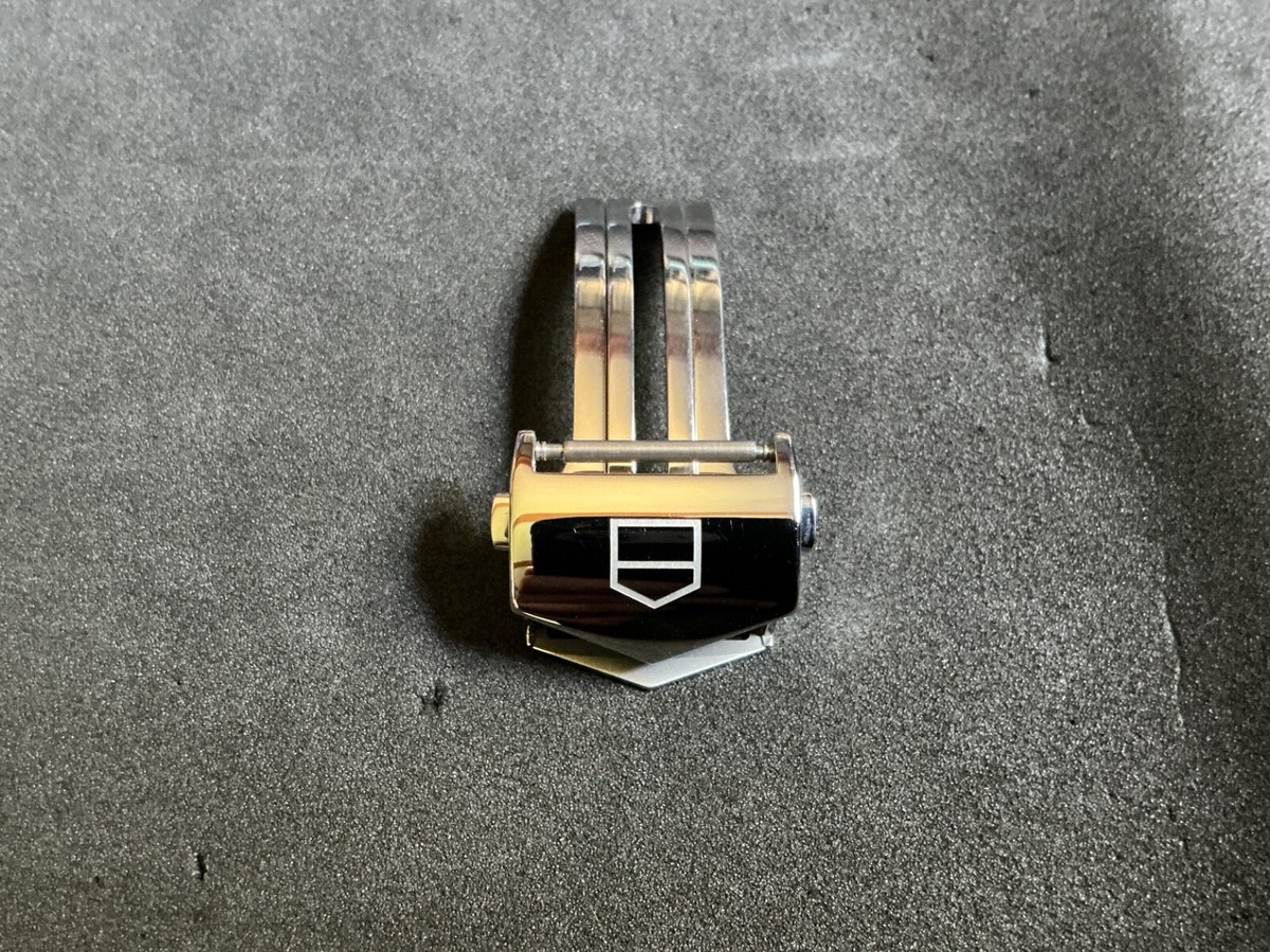 Authentic Tag Heuer 18mm SS Men's Shiny Buckle Clasp FC5037-0 For - Main Image