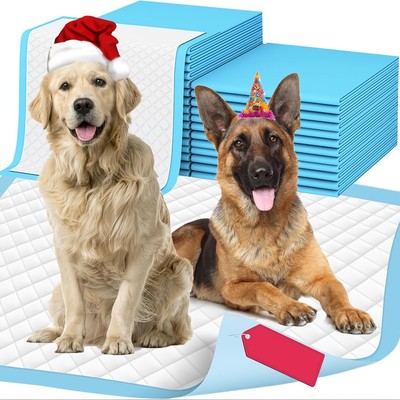 Super Absorbent 24x24 Puppy Pee Pads 100 Count Leak Proof Disposable Pet