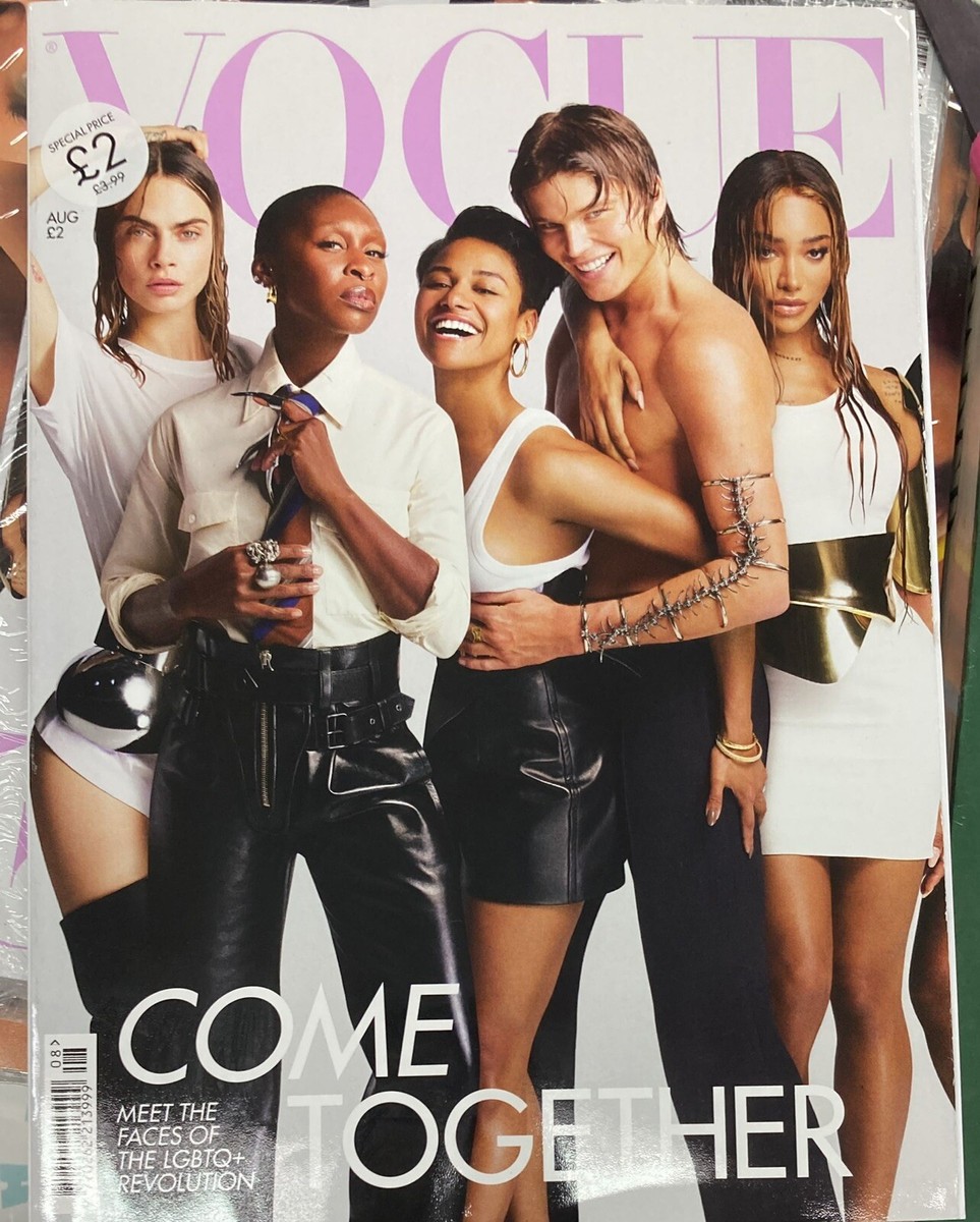 VOGUE UK (BRITISH) MAG-AUGUST 2022-LGBTQ FACES-REVOLUTION