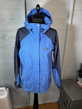Lowe Alpine Blue Triple Point Ceramic Hooded Rain Coat Jacket Small S Raincoat