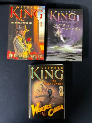 Dark Tower Books V-VII Stephen King HCs W/DJs 