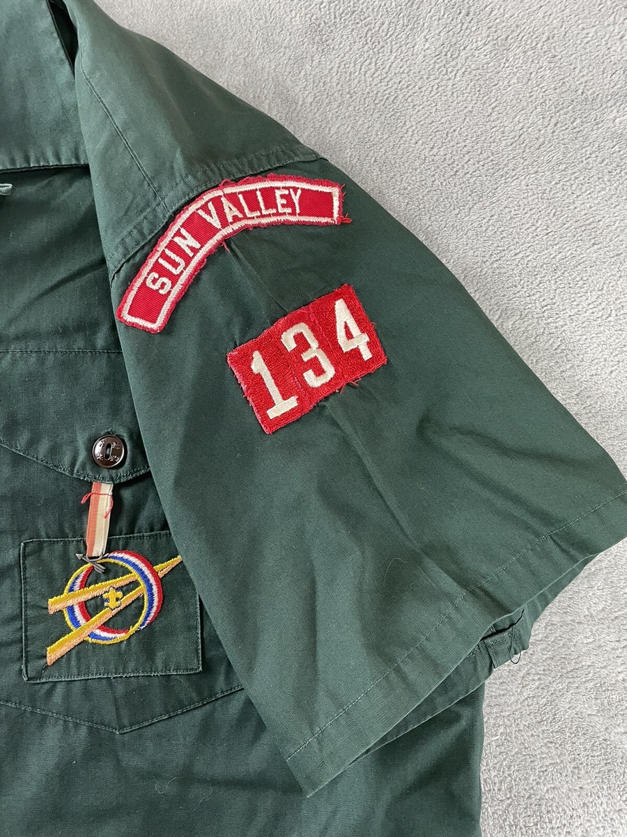 VINTAGE Boy Scouts of America Explorer Uniform Shirt Men's