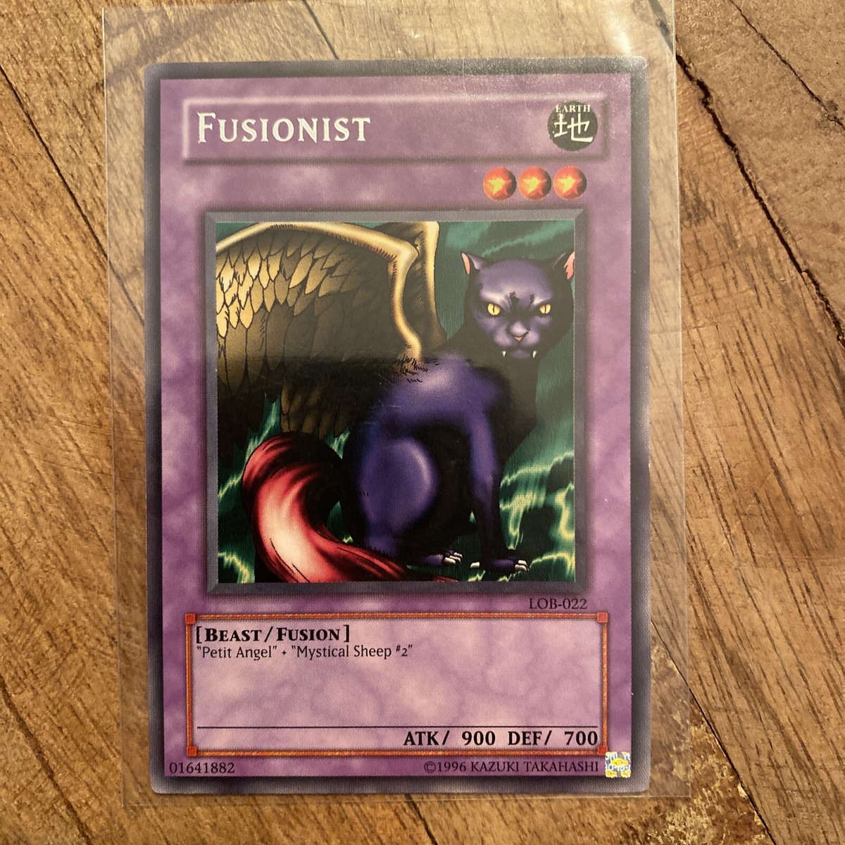 Yu-Gi-Oh Card - LOB-022 - FUSIONIST (rare) - NM/Mint Unlimited Ed