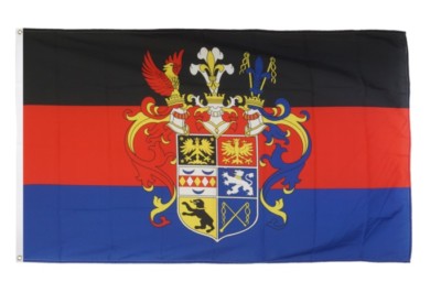 Fahne Deutschland Ostfriesland mit Prachtwappen Flagge ...