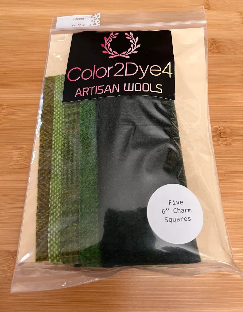 Color2Dye4's Artisan Wool Sampler: (5) 6