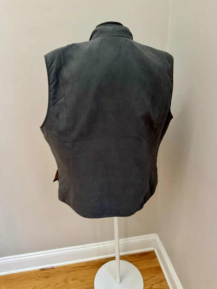 Pacific Trail Western Wonder Ladies XL Zip Up Outdoor Vest NWT Gray Poly Silky L - Image 2 of 4