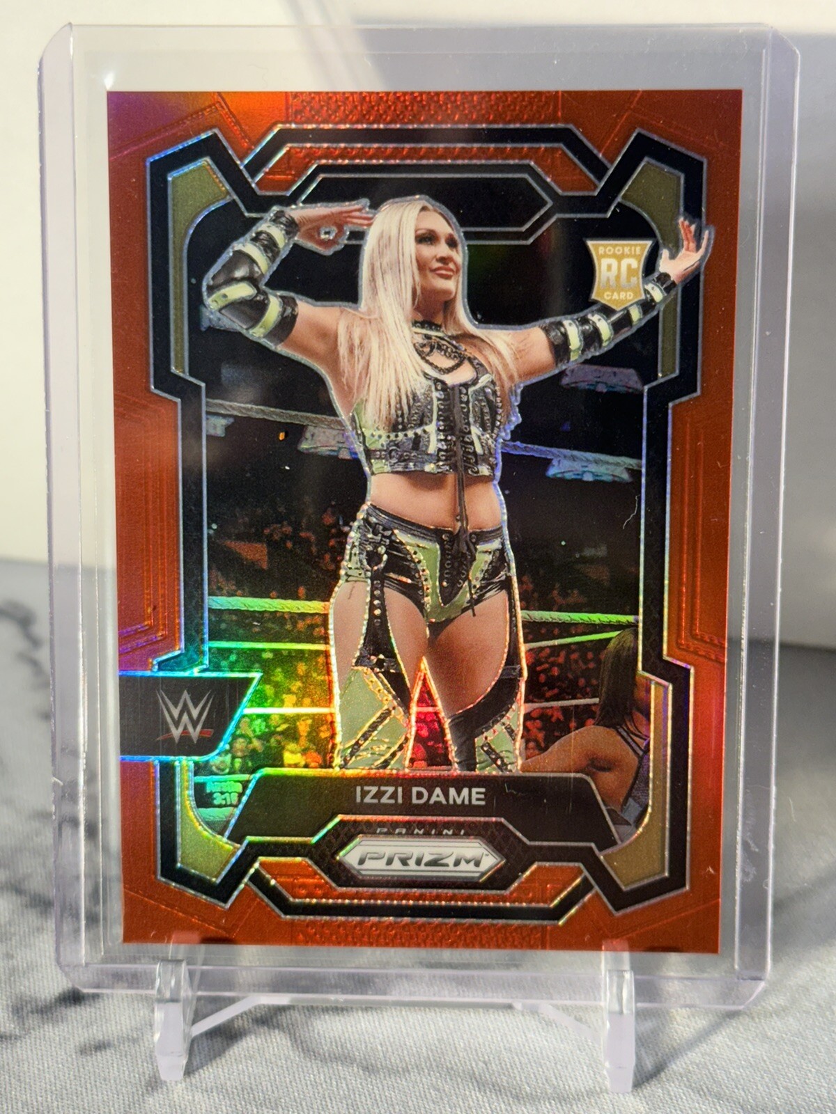 Izzi Dame 2024 Panini Prizm WWE RC Rookie Red Prizm /299 #116 NXT