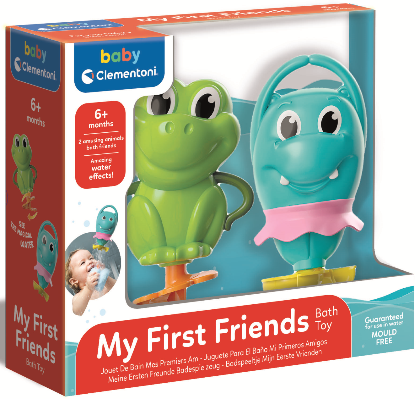 Merchandising Clementoni: Baby - Happy Shower Water Friends