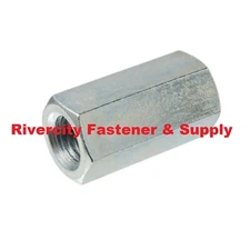 3/8-16 Coupling Nuts 3/8x16 Nut 3/8" 16 thread Pitch x 1-3/4 long Nut