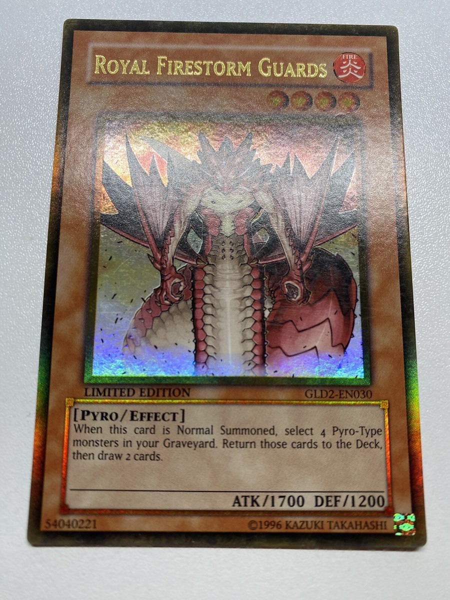 Yu-Gi-Oh! Royal Firestorm Guards Ultra Rare Limited Edition GLD2