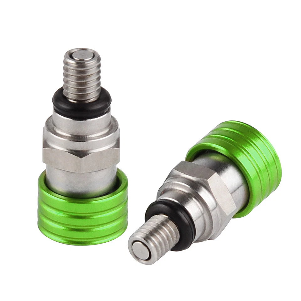 M5x0.8 CNC Fork Air Bleeder Valves For Kawasaki KX250 1989-2007 KX250F 2004-2014 - Image 4 of 4