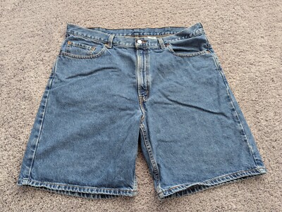 Levi's Jeans Bermuda Shorts Mens 40 Relaxed Fit Denim Blue Outdoor