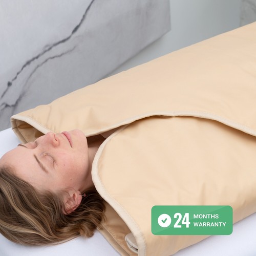 Infrarot Sauna Blanket Heizdecke Heizmatte CE Körper Abnehmen Fitness Saunadecke - Bild 9 von 26