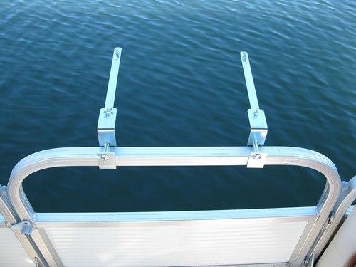 Lightweight Marine Stainless Steel Grill Bracket Set for Pontoon Boats - Picture 4 of 4