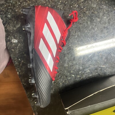 Adidas Freak X Ultra Football Cleats Mens 14 Black Red Silver EE7136 Mid Top Adidas Freak X Carbon Mid Football Cleats EE7136 Men main image 4