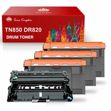 DR820 Drum TN850 Toner Cartridge For Brother MFC-L6700DW L5850DW HL-L6200DW lot